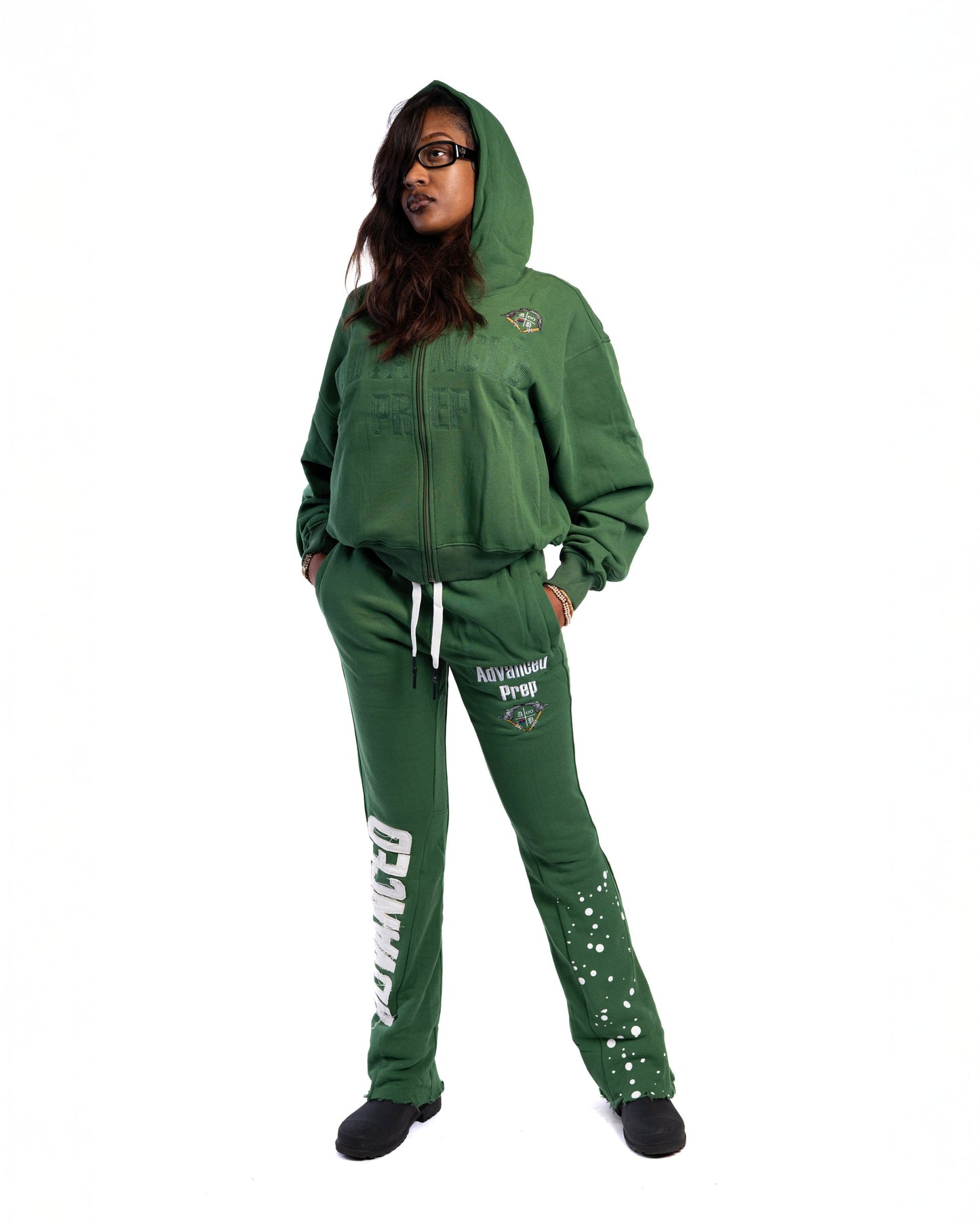 Green Advanced Prep Jogging Suit Set