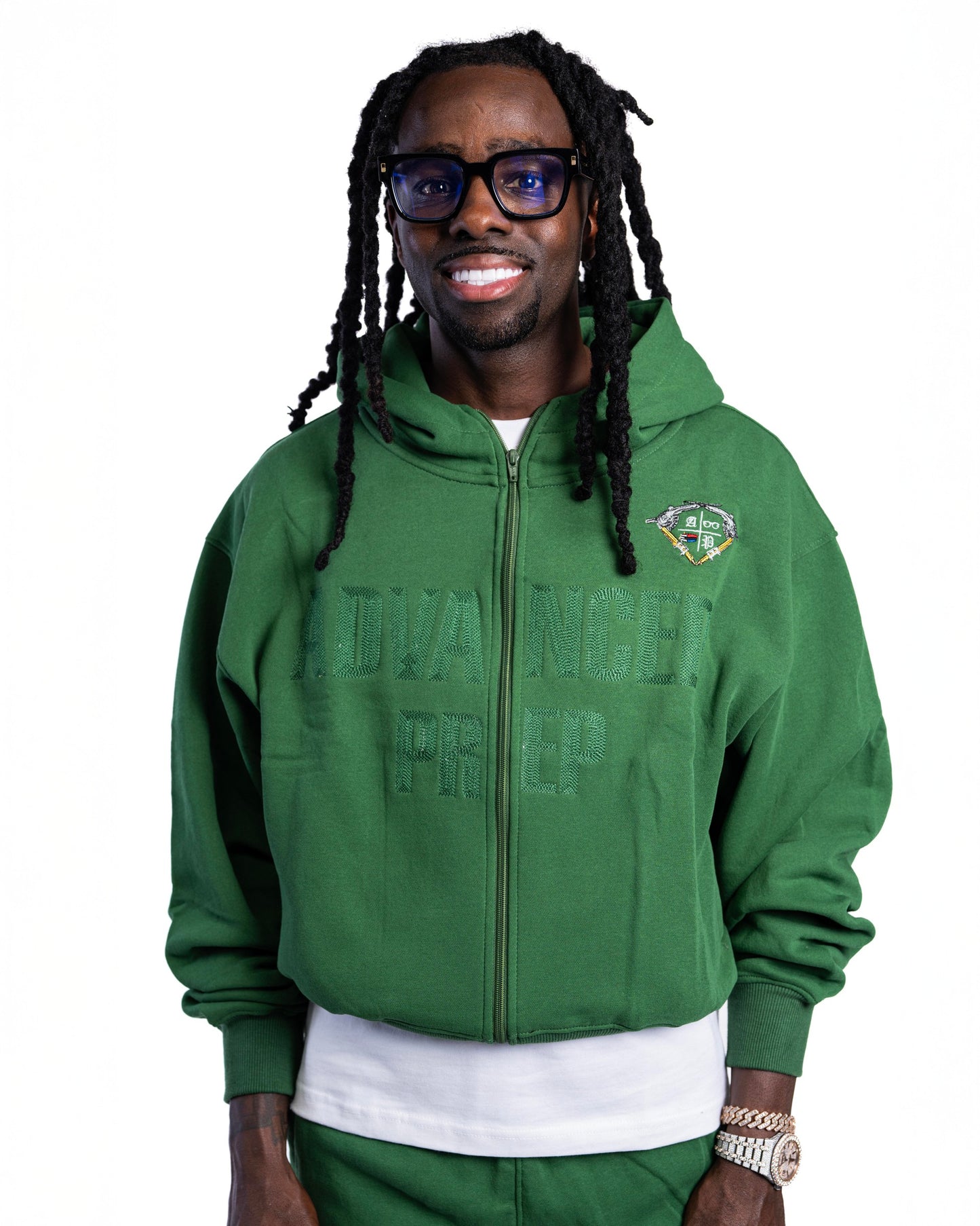 Green Advanced Prep Jogging Suit Set