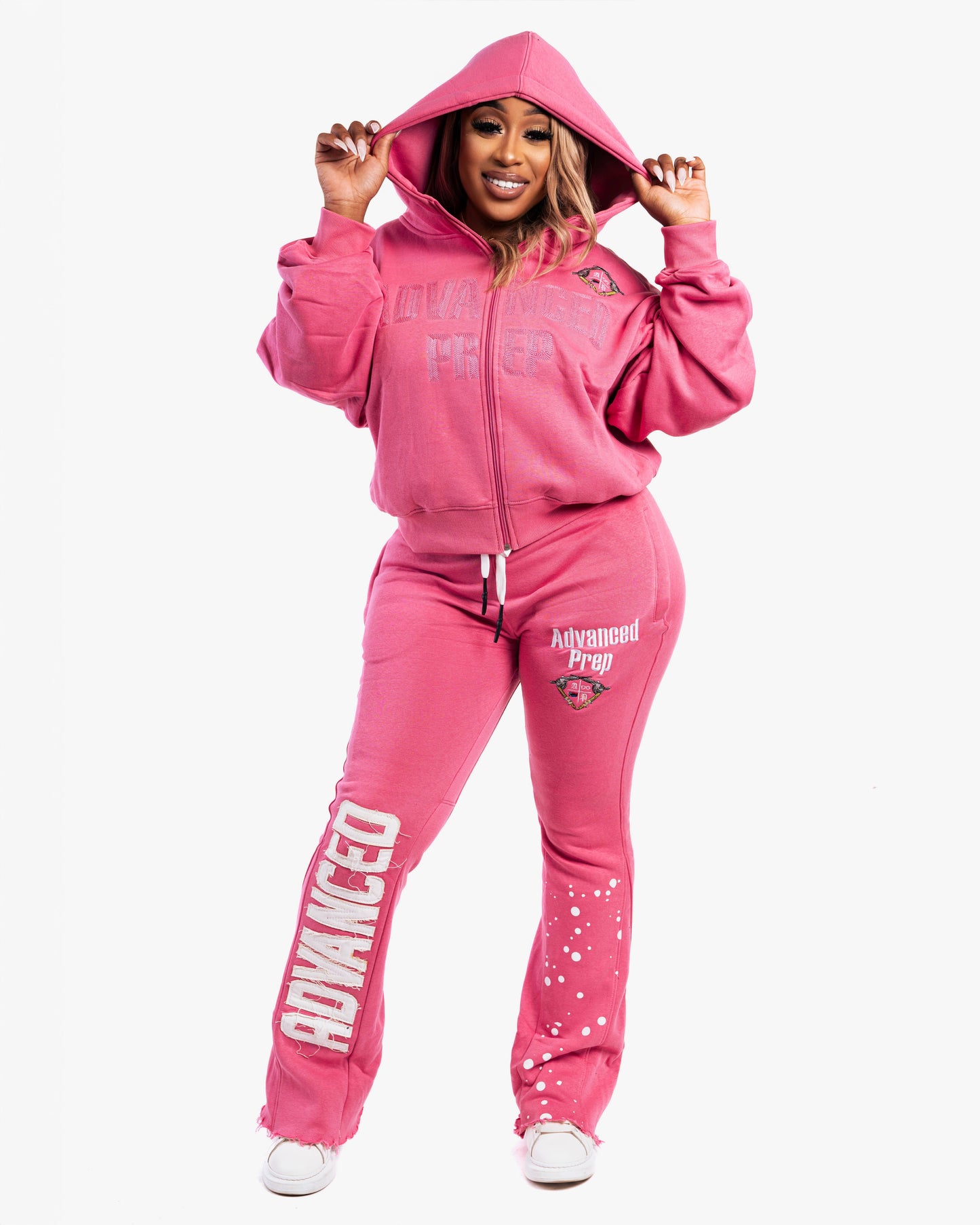 Pink Advanced Prep Jogging Suit Set